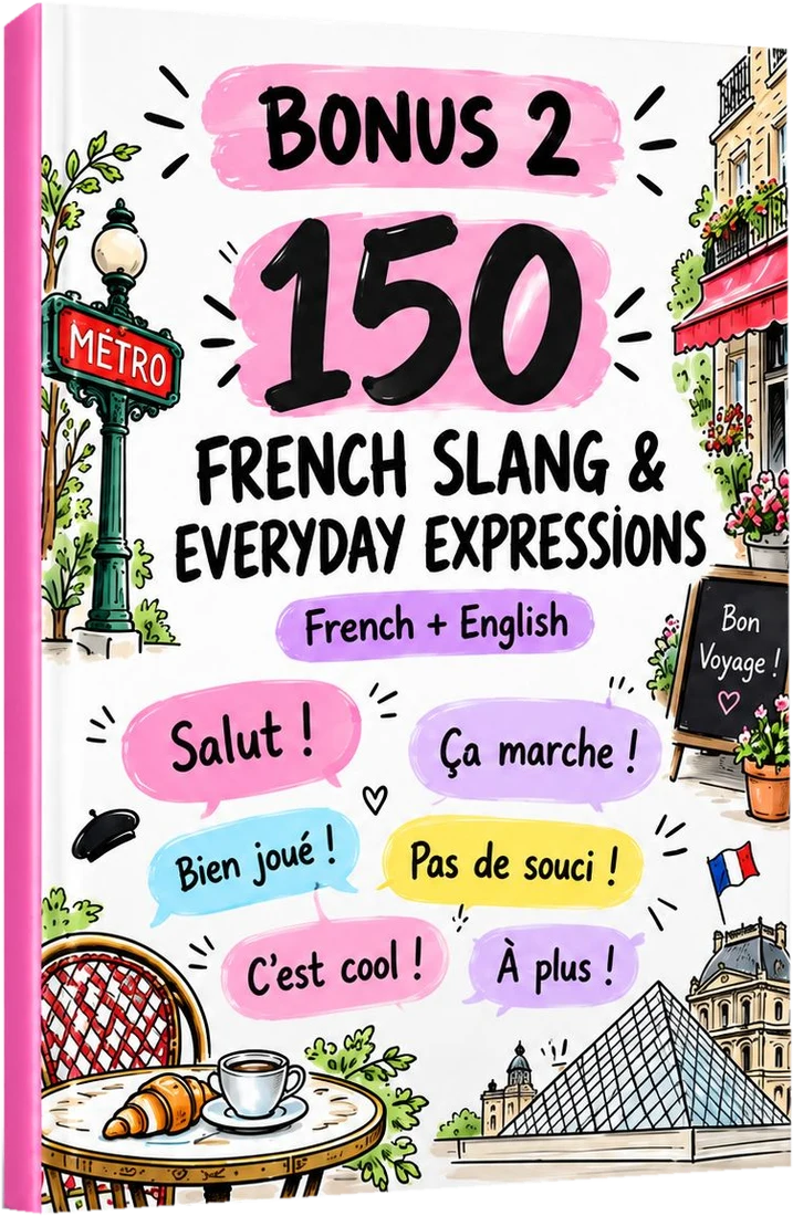 Bonus cover 2: 150 French Slang & Everyday Expressions