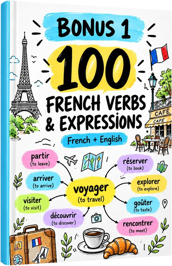 Bonus cover 1: 100 French Verbs & Expressions