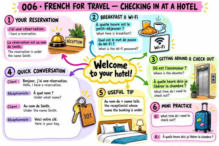 Mind map: Welcome to Your Hotel!